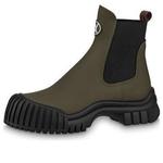 Кроссовки ruby flat ankle boots 'olive green' Louis Vuitton, зеленый - фото