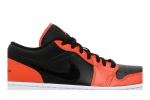 Кроссовки Air Jordan Air Jordan 1 Low SE 'Black Turf Orange', черный - фото 3