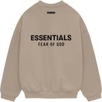 Свитшот с выпуклым логотипом Fear Of God Essentials, цвет пустынный золотисто-коричневый/песок пустыни - фото 2