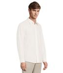 Топ Armani Exchange Cotton Jacquard Button Down, цвет Off White - фото 2