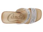 Сандалии Candie's Ester Platform Sandal, Beige/Rhinestone - фото 4
