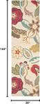 Ковер-дорожка ручной работы из премиальной шерсти SAFAVIEH, 77 x 366 см, Blossom Collection бежевый / разноцветный BLM671A - фото 2