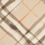 Шарф в клетку Vintage Check Burberry, коричневый - фото 9