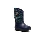 Ботинки Bogs Neo Classic Rain Boot - Kids', Navy Firework Floral Print - фото