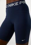 Леггинсы Nike Performance SHORT, Midnight Navy/White/Dark Blue - фото 8