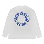 Футболка унисекс AFGK, бело-голубая - фото 6