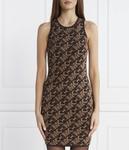 Платье Michael Kors MK DOT EMPR LOGO DRS, коричневый - фото