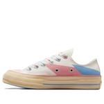 Кроссовки chuck 70 low 'beige pink blue abstract' Converse, бежевый - фото
