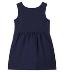 GG хлопковое платье Gucci Kids, Classic Blue - фото 4