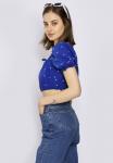 FRESHLIONS Топ 'FREDERIKE' в синем цвете - фото 4