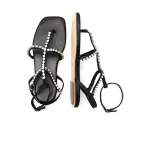 Кожаные сандалии Twin-Set, черный - фото 3