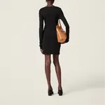 Футболка с логотипом MIU MIU, черная - фото 4