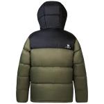 Капсульная пуховая куртка унисекс CAMEL, Темный оливковый зеленый/Фантомный черный - фото 8