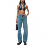 Джинсы SS24 Women's Indigo Alexander Wang, синий - фото 4