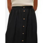 Юбка Vero Moda Melaney High Waist Long Skirt, черный - фото 5