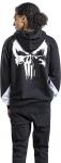Толстовка с капюшоном The Punisher Skull, черно-белый - фото 7