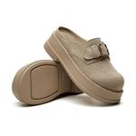 Закрытые тапочки для женщин EBLAN, серый - фото 5