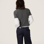 Кашемировое поло MIU MIU, сланцево-серый - фото 3