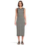 Платье Sanctuary Contrast Trim Maxi, Black/Macrame Stripe - фото