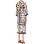 Платье миди Max Mara с принтом Chain MaxMara, marine синий - фото 6