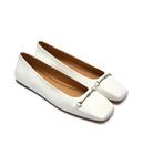 Кожаная балетка лена Michael Kors, белый - фото 3