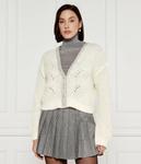 Кардиган Loose fit Liu Jo, экрю - фото