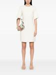 Theory Платье-мини свободного кроя, белый - фото 2