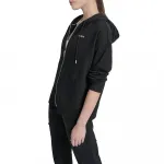 Толстовка DKNY Mini Stud Logo full zip, черный - фото 4