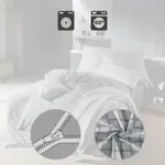 Двустороннее постельное белье , серое, 1x 135x200 см + 1x 80x80 см Erwin Müller - фото 6