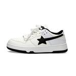Кроссовки STUR YSN Skateboarding Shoes Unisex Low-top White/black, белый/черный - фото