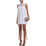 Сатиновое мини-платье Self Portrait Self-portrait, белый - фото 4