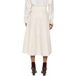 Расклешенная юбка миди Brunello Cucinelli, слоновая кость - фото 5