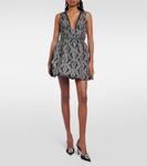 Атласные туфли camelia 90 с пяткой на пятке Amina Muaddi, черный - фото 2