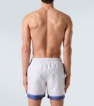 Напечатанные плавки Dries Van Noten, темно-синий - фото 3