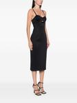 Giovanni Bedin облегающее платье миди, черный - фото 3