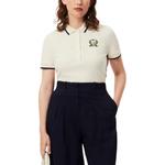 Облегающая поло LACOSTE, кремовый - фото 6