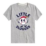 Бейсбольная футболка с рисунком Little Slugger для мальчиков 8–20 лет Licensed Character, серый - фото