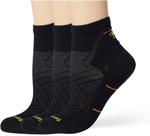 Носки до щиколотки Run Zero Cushion, 3 пары Smartwool, черный - фото