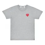 Футболка basic invaders t-shirt red emblem 'grey' Comme Des Garcons Play, серый - фото