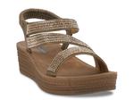 Сандалии GC Shoes Ruby Wedge Sandal, бронзовый металлик - фото