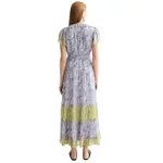 Платье Scotch & Soda Gathered short sleeve long, серый - фото 2