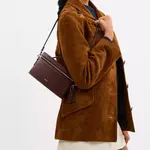 COACH Кожаная наплечная сумка кроссбоди - фото 6