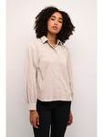 Kaffe Рубашка "Гермина" бежевого цвета - фото