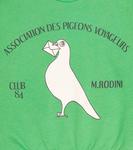 Толстовка из хлопка с принтом Mini Rodini, зеленый - фото 2