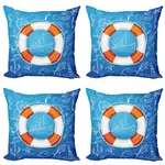 Чехол для подушки Abakuhaus, синий - фото