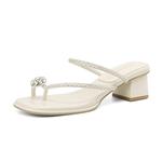 Шлепанцы женские Daphne, белый - фото