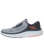 Кроссовки go run pure 4 'grey orange' Skechers, серый - фото