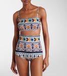 Бюстгальтер-топ с тройным принтом La DoubleJ, Casareale Small - фото 2