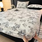 Boyang Простыня на резинке 180х200 см, флис, велюр, с рисунком - фото 2