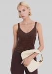 Топ ADULT Mango, коричневый - фото